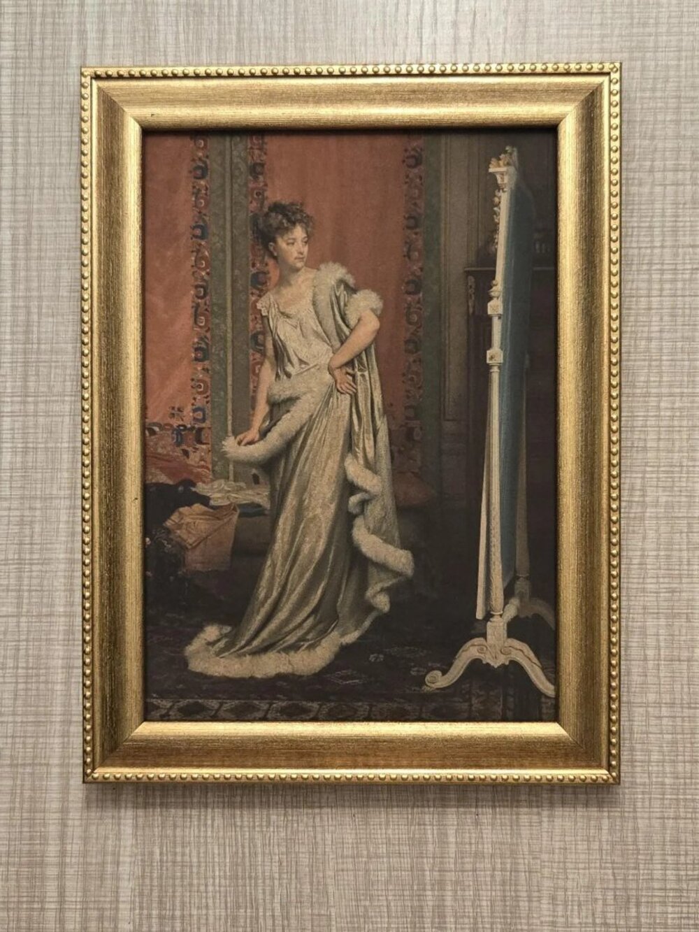 Pierre-Paul-Léon Glaize "Before the Mirror" Art Reproduction Print